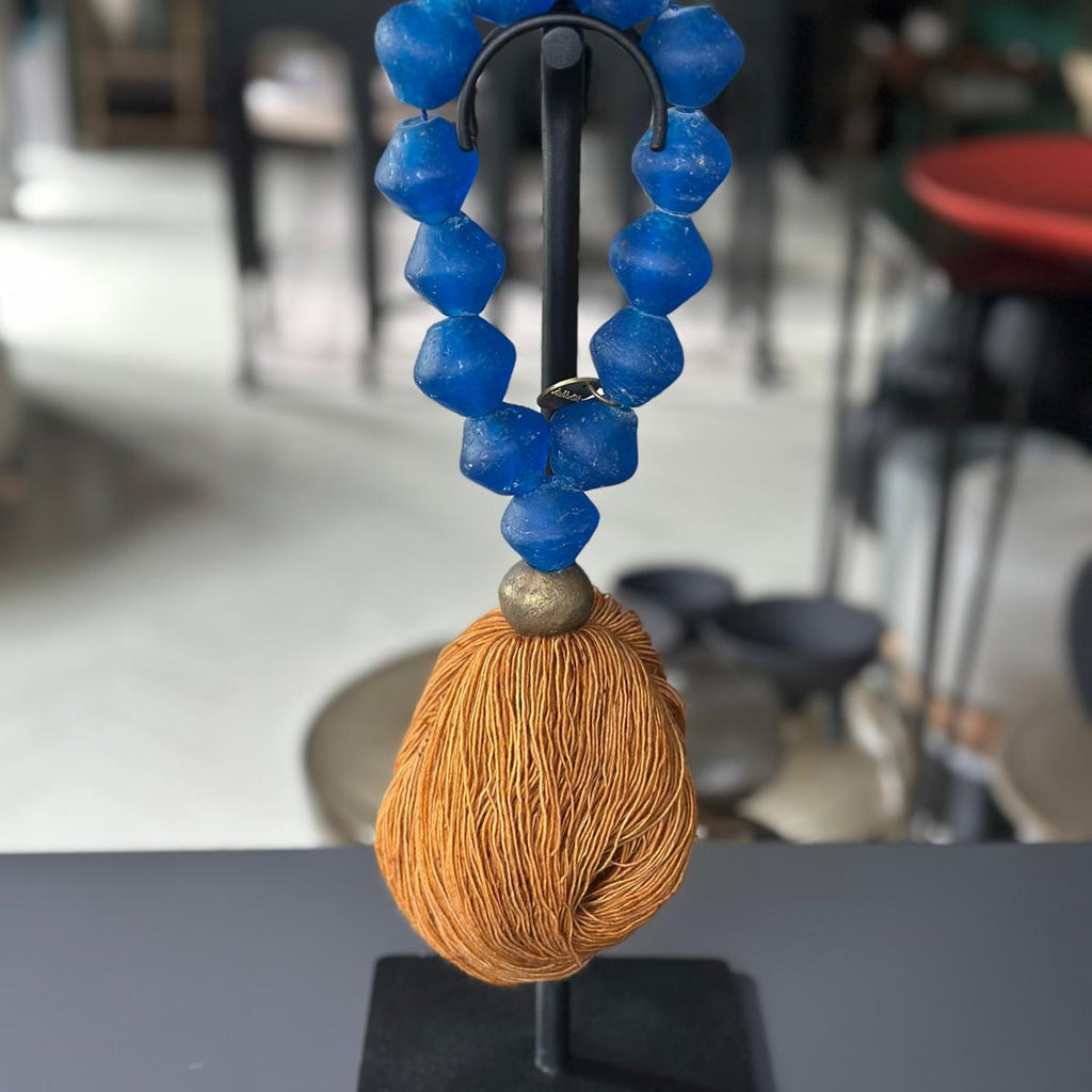 Julia Atlas - Blue Cone Recycled Glass