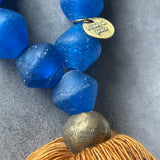 Julia Atlas - Blue Cone Recycled Glass