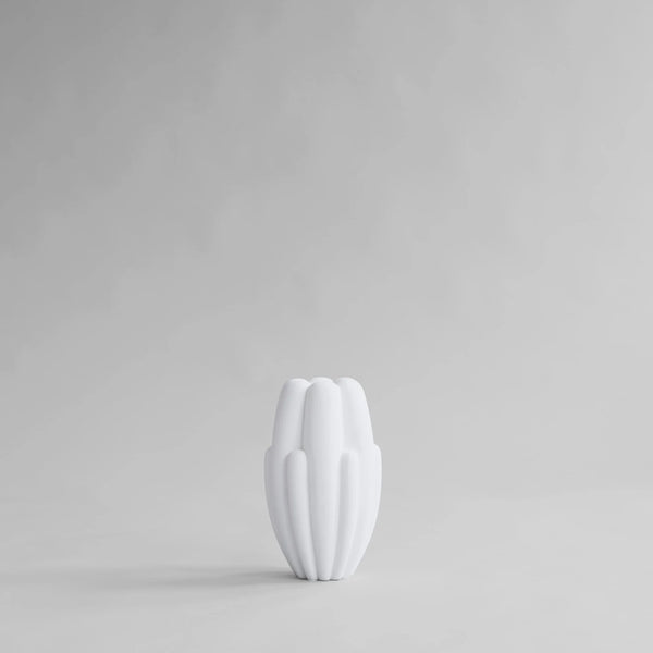 Bloom Vase Slim Mini Bone White