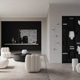 Cobra Vase Tall Hexa Black