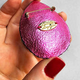 Céleste Mogador Peridot Trompe Broş