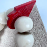 Julia Atlas-Cowbone Wıth Olive Wood İnlay