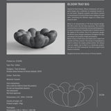 Bloom Tray Big Dark Grey