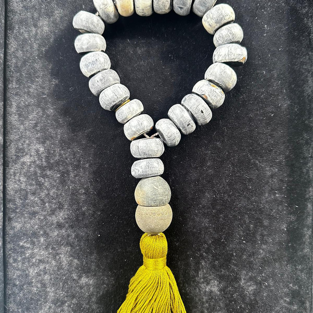 Julia Atlas - Cow Bone Olive Wood İnlay