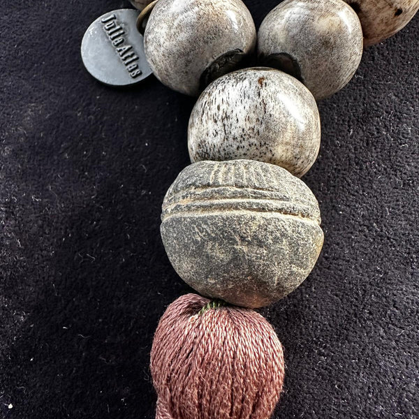 Julia Atlas - Cow Bone With Grey Tint