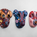 Bear Mask Hayon Glossy Peacock Blue