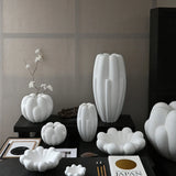 Bloom Vase Slim Mini Bone White