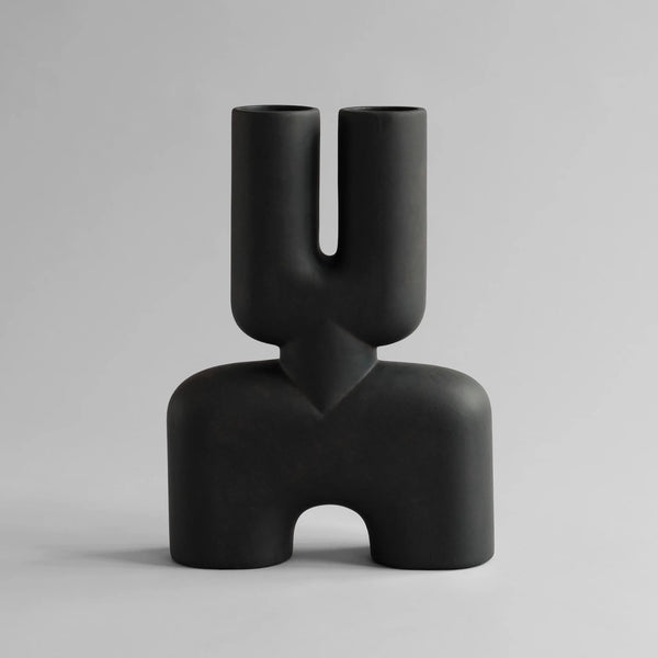 Cobra Vase Double Medio Coffee