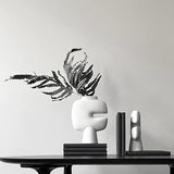 Tribal Vase Medio-Bone White