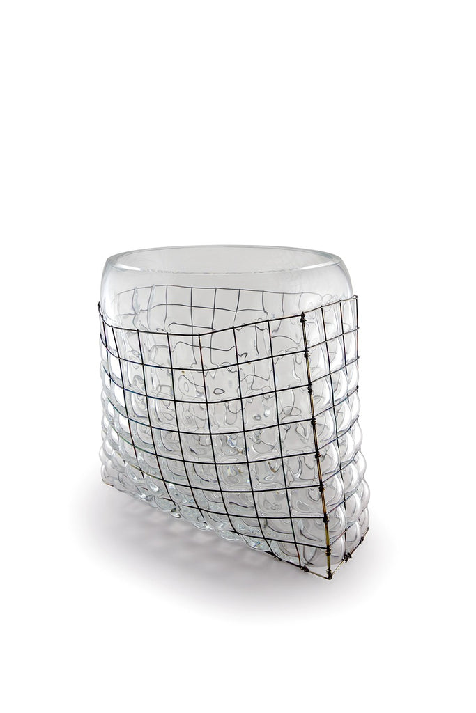 Vanessa Mitrani Grid Bag Small Transparent