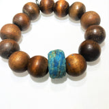 Julia Atlas  Amber  Wood Bileklik