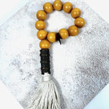 Julia ATLAS African Amber Tespih - Vintage bronz Uç