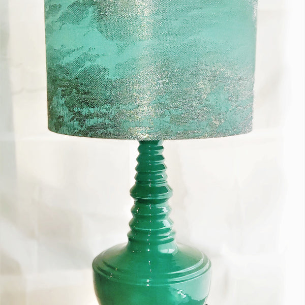 Yeşil Torna Abajur XL