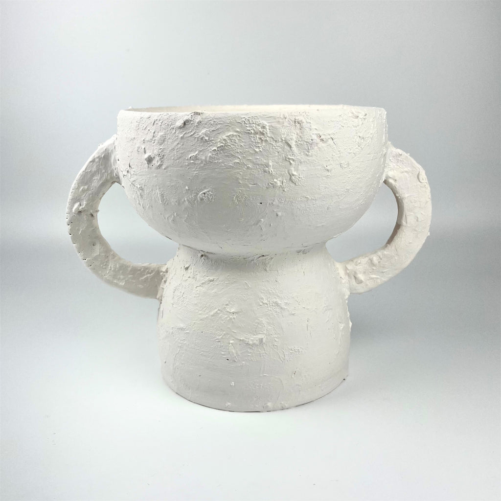 Kupa Beyaz Vazo