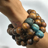 Julia Atlas  Amber  Wood Bileklik