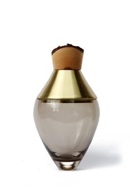 India S1 Stacking Vessel - Smoke  Brass