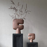 Trıbal Vase Mını Terracota